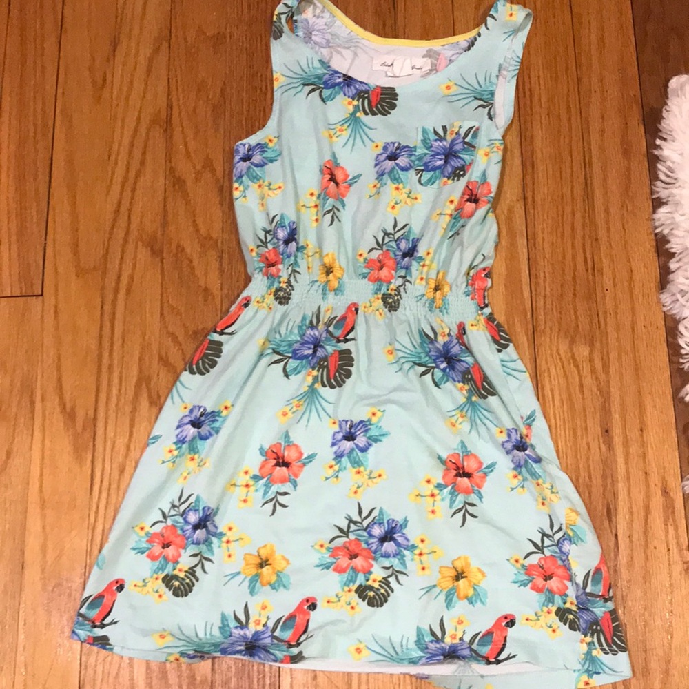 Jungle print maxi dress